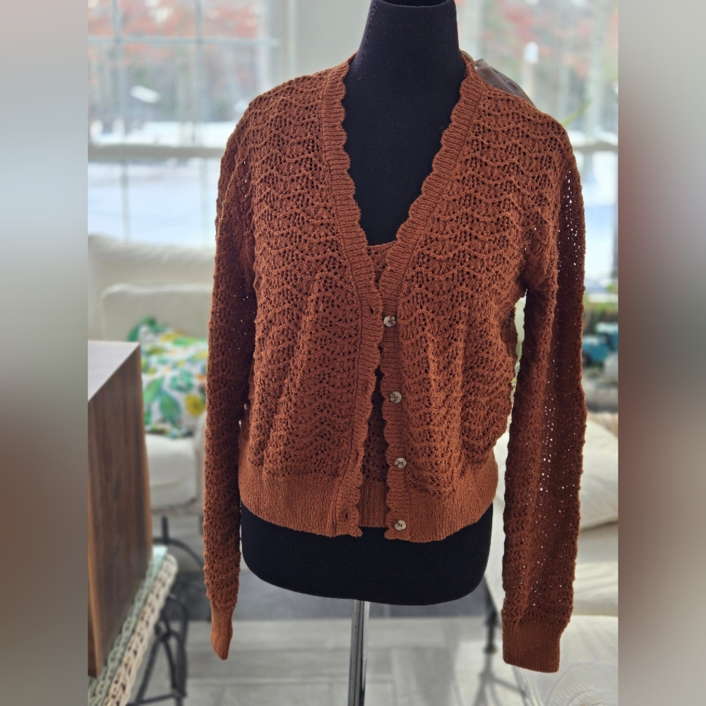 Cotton blen sweater set